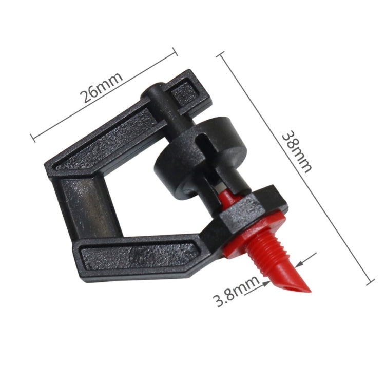 10 PCS Micro-Drip Irrigation Accessories Selling 360 Degree Rotating Sprinkler Threaded Interface, Sprinkler Threaded Interface