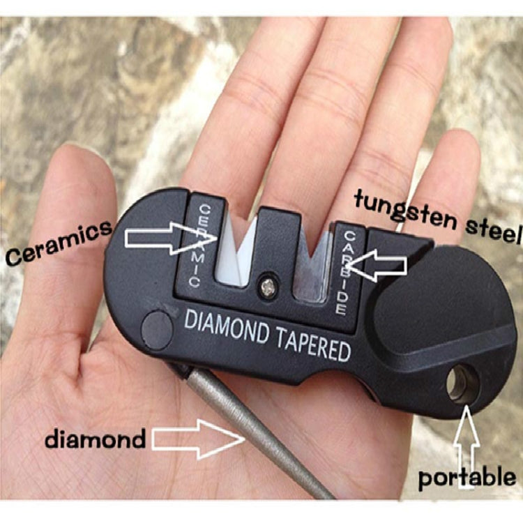 Outdoor Portable Multi-function Knife Sharpener EDC Tool, Knife Sharpener