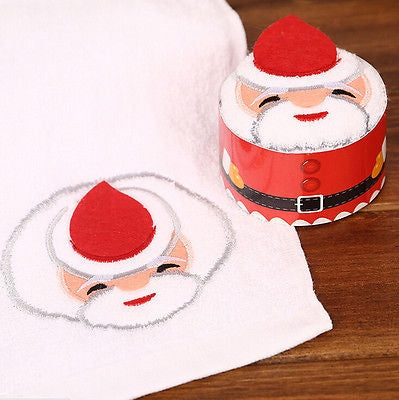 Christmas Creative Cake Towel Gift Washcloth Christmas Cute Towel Presents