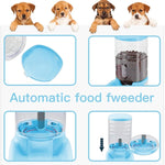 3.8L Grain Storage Bucket Cat Automatic Pet Feeder Water Dispenser, Drinking Fountain, Food Bowl