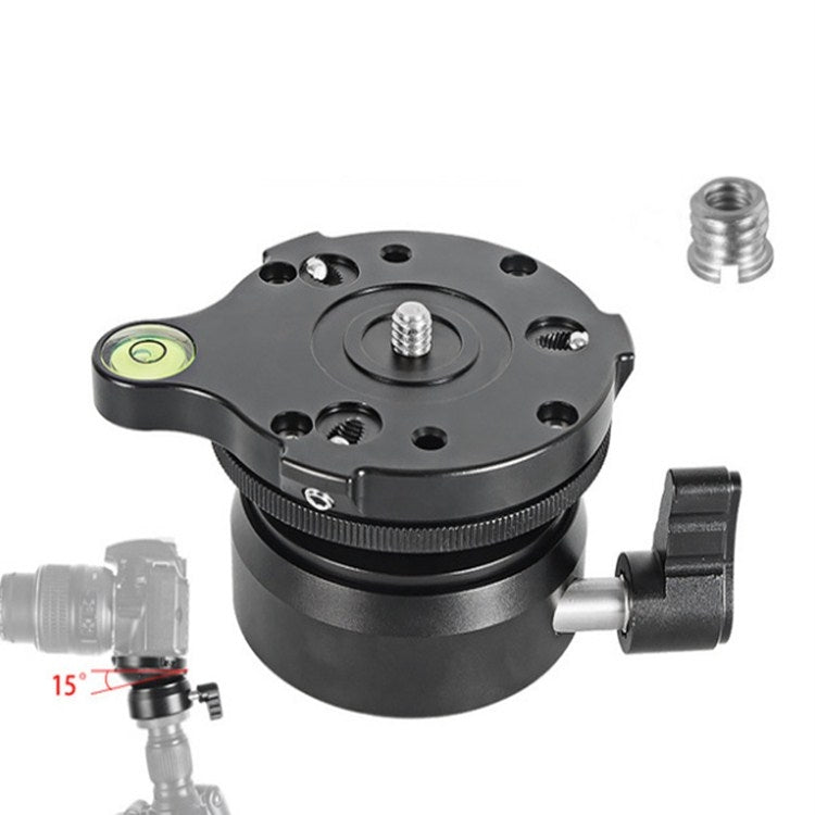 BENXIN DY-60N Universal Horizontal Adjustment Base Panoramic Pan-tilt SLR Camera Adjustment Table Hemispherical Base, DY-60N 1/4 inch