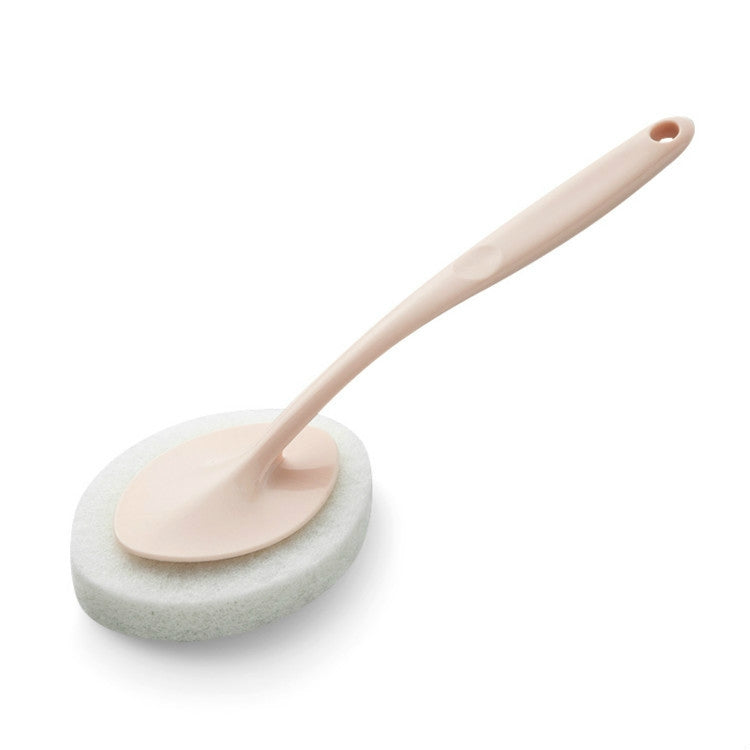 Hand-held Sponge Cleaning Tool Bathroom Ceramic Tile Kitchen Descaling Pot Brush Replaceable Sponge