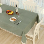 Cloth Cotton Dining Tablecloth Decoration Cloth, 60x90cm, 100x140cm, 140x140cm, 140x180cm, 140x200cm, 140x220cm