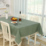 Cloth Cotton Dining Tablecloth Decoration Cloth, 70x70cm, 110x140cm, 90x90cm, 120x160cm, 120x120cm