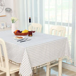 Cloth Cotton Dining Tablecloth Decoration Cloth, 70x70cm, 110x140cm, 90x90cm, 120x160cm, 120x120cm