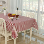 Cloth Cotton Dining Tablecloth Decoration Cloth, 70x70cm, 110x140cm, 90x90cm, 120x160cm, 120x120cm