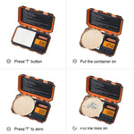 Mini Precision Digital Scales for Gold Sterling Silver Jewelry, English Version 200g/0.01g, English Version 50g/0.001g