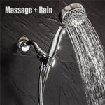 4 Inches Shower Head ABS Bathroom Bath Shower Water Saving High Pressure Round Shape Hand Shower, 4 Inches Shower Head