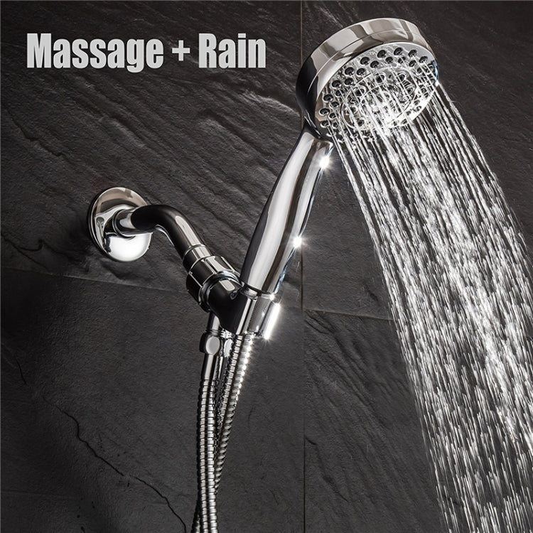 4 Inches Shower Head ABS Bathroom Bath Shower Water Saving High Pressure Round Shape Hand Shower, 4 Inches Shower Head