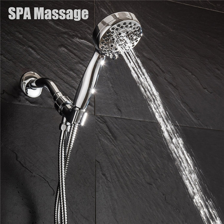 4 Inches Shower Head ABS Bathroom Bath Shower Water Saving High Pressure Round Shape Hand Shower, 4 Inches Shower Head