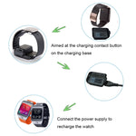 For Samsung Gear 2 R380 Charging Cradle Dock Charger with USB cable(Black)
