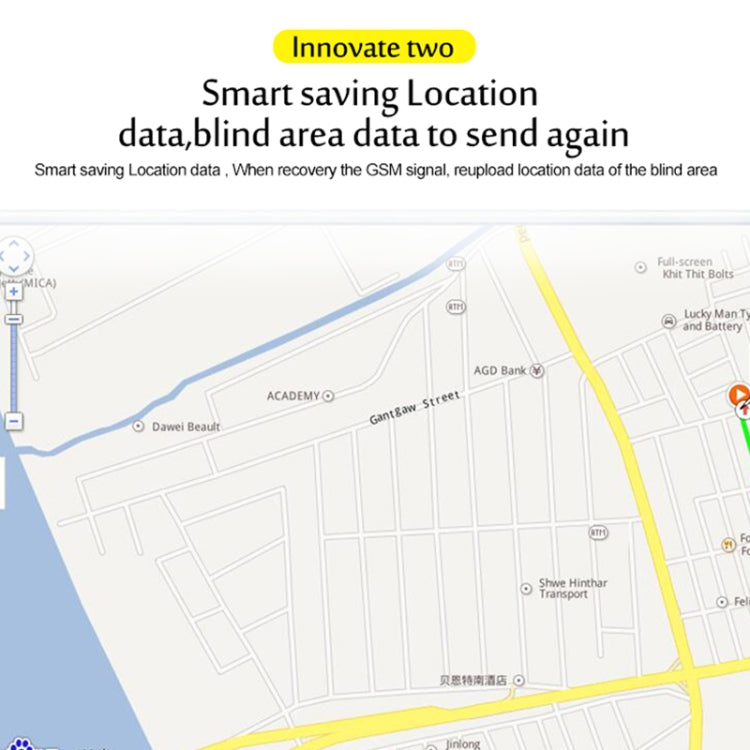 TK200 2G IP67 Waterproof GPS / GPRS / GSM Personal / Goods /  Pet / Bag Locator Pet Collar Real-time Tracking Device, TK200