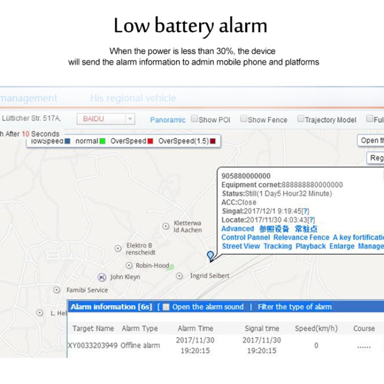 TK200 2G IP67 Waterproof GPS / GPRS / GSM Personal / Goods /  Pet / Bag Locator Pet Collar Real-time Tracking Device, TK200
