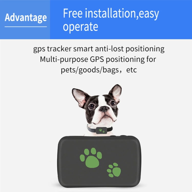 TK203 4G GPS / GPRS / GSM Personal / Goods /  Pet / Bag Locator Pet Collar Real-time Tracking Device, TK203