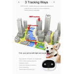 RF-V43 A Style IP67 Waterproof GPS + LBS + WiFi Pet Locator Pet Collar Tracking Device For Asia/Europe/Africa/Australia, RF-V43 A Style (Black), RF-V43 A Style (White)