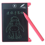 CHUYI 4.4 inch LCD Writing Tablet Portable Electronic Writing Drawing Board Doodle Pads with Stylus for Home School Office, 4.4 inch Pink