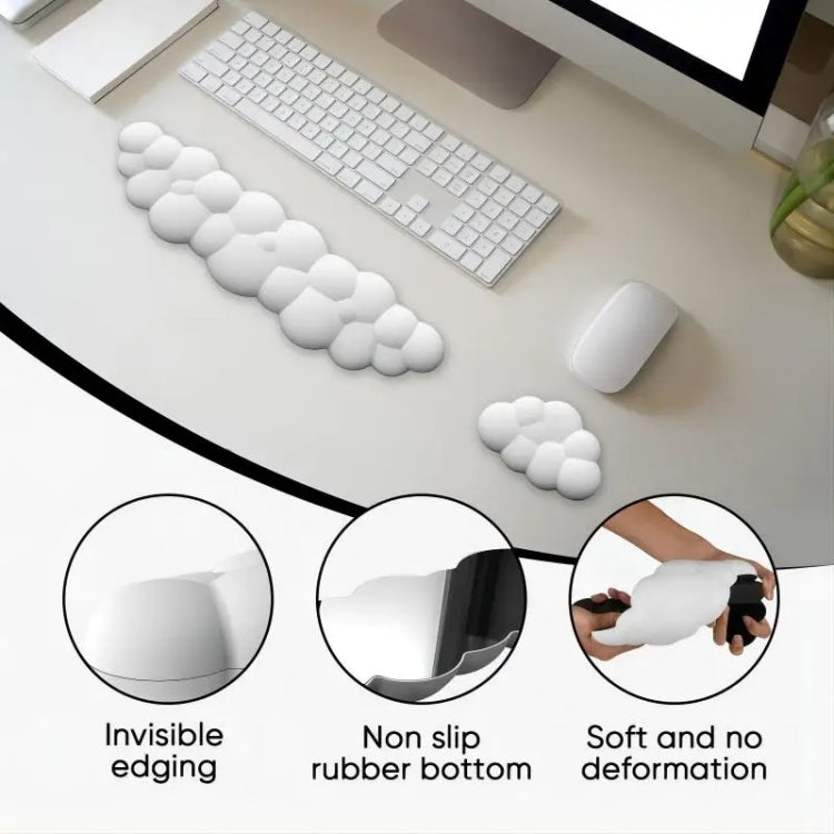 Cloud Wrist Rest Memory Foam Mouse Pad Office Desktop Wrist Brace