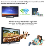جهاز استقبال لاسلكي M9 Plus لعرض WiFi يدعم Airplay وMiracast وDLNA بدقة 1080P مع وصلة HDMI، M9 Plus
