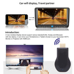جهاز استقبال لاسلكي M9 Plus لعرض WiFi يدعم Airplay وMiracast وDLNA بدقة 1080P مع وصلة HDMI، M9 Plus