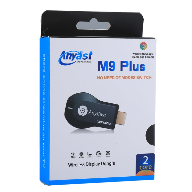 جهاز استقبال لاسلكي M9 Plus لعرض WiFi يدعم Airplay وMiracast وDLNA بدقة 1080P مع وصلة HDMI، M9 Plus