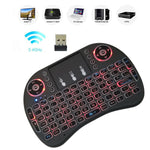 Support Language: Italy i8 Air Mouse Wireless Backlight Keyboard with Touchpad for Android TV Box & Smart TV & PC Tablet & Xbox360 & PS3 & HTPC/IPTV, Italy