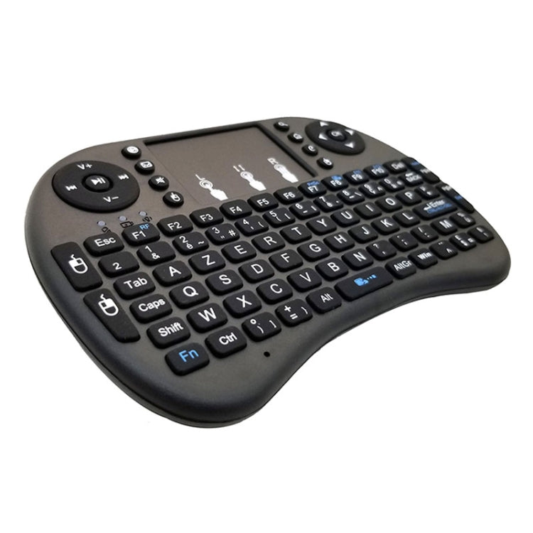 Support Language: French i8 Air Mouse Wireless Keyboard with Touchpad for Android TV Box & Smart TV & PC Tablet & Xbox360 & PS3 & HTPC/IPTV, French