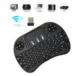 Support Language: French i8 Air Mouse Wireless Keyboard with Touchpad for Android TV Box & Smart TV & PC Tablet & Xbox360 & PS3 & HTPC/IPTV, French