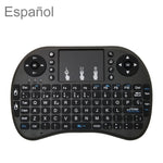 Support Language: Spanish i8 Air Mouse Wireless Keyboard with Touchpad for Android TV Box & Smart TV & PC Tablet & Xbox360 & PS3 & HTPC/IPTV, Spanish
