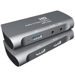 صندوق التقاط فيديو وصوت USB 2.0 من نوع Z27 مع مدخل HDM أنثى وميكروفون إلى HDM أنثى، Z27
