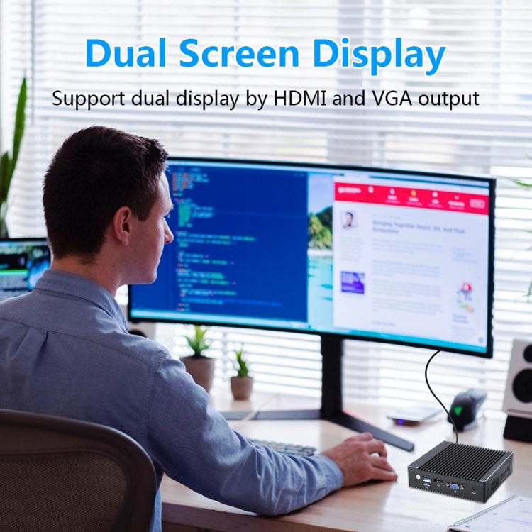 K660G4 Windows and Linux System Mini PC, Intel Celeron Processor N2840 Quad-Core 2M Cache,1.83GHz, up to 2.25GHz, 8GB RAM + 128GB SSD, US Plug, 8GB+128GB AU Plug, 8GB+128GB EU Plug, 8GB+128GB UK Plug, 8GB+128GB US Plug