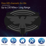 MYC-HDTV049 هوائي HDTV بدقة 4K بقوة 25dB، نطاق الاستقبال: 150 ميل، MYC-HDTV049