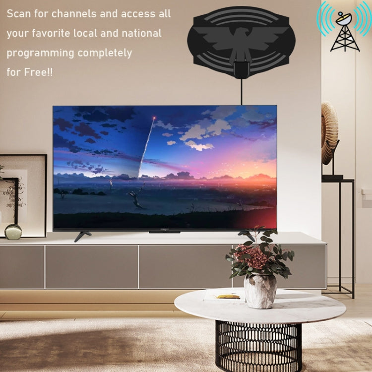 MYC-HDTV049 هوائي HDTV بدقة 4K بقوة 25dB، نطاق الاستقبال: 150 ميل، MYC-HDTV049