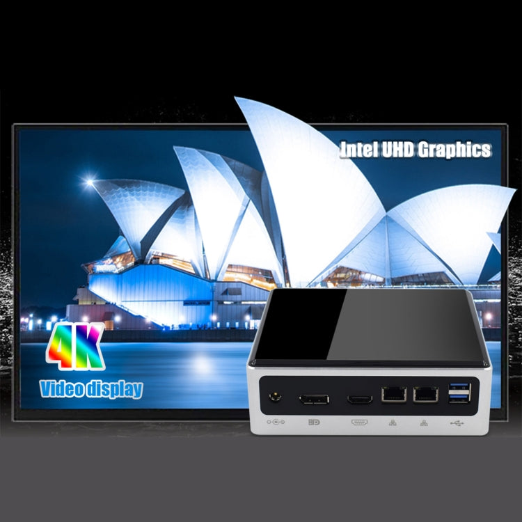 HYSTOU M3 Windows / Linux System Mini PC, Intel Core i7-10610U 4 Core 8 Threads up to 4.9GHz, Support M.2, 32GB RAM DDR4 + 1TB SSD, 32GB RAM 1TB SSD