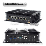 HYSTOU P09-6L Windows / Linux System Mini PC, Intel Celeron 3865U 2 Core 2 Threads up to 1.80GHz, Support mSATA, 4GB RAM DDR3 + 128GB SSD, 4GB RAM 128GB SSD