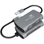 Z30 صندوق التقاط فيديو وصوت HDMI أنثى + ميكروفون إلى HDMI أنثى + صوت + USB 2.0، Z30