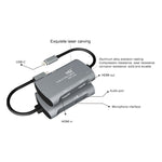 Z30A صندوق التقاط فيديو وصوت HDMI أنثى + ميكروفون إلى HDMI أنثى + صوت + USB-C / نوع-C، Z30A