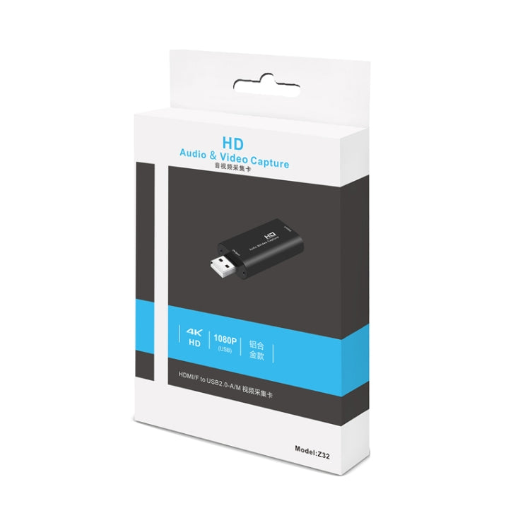 Z32 محول التقاط فيديو وصوت HDMI أنثى إلى HDMI أنثى، Z32