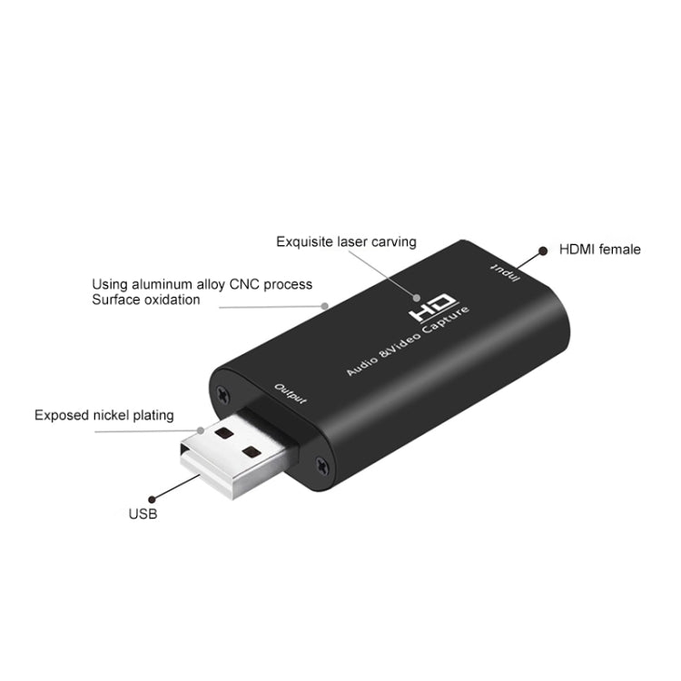 Z32 محول التقاط فيديو وصوت HDMI أنثى إلى HDMI أنثى، Z32