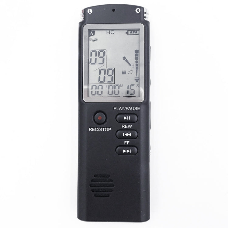 مسجل صوت رقمي بتقليل الضوضاء بشاشة أحادية اللون T60، 32G، يدعم صيغة MP3 / WAV، 32G