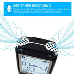 T60 Monochrome Screen HD Noise Reduction Digital Voice Recorder, 32G, Support MP3 / WAV Format, 32G