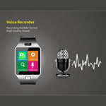 DZ09 1.56 inch Screen Bluetooth 3.0 Android 4.1 OS Above Smart Watch Phone with Bluetooth Call & Call Reminder & Sleep Monitor & Pedometer & Sedentary Reminder & Calendar & SMS & Audio and Video Player & Anti-loss Function