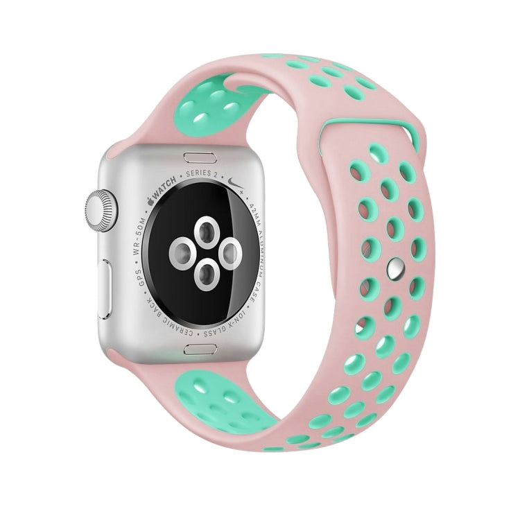 For Apple Watch Ultra 49mm&Watch Ultra 2 49mm / Series 10 46mm / 9&8&7 45mm / SE 3&SE 2&6&SE&5&4 44mm / 3&2&1 42mm Fashionable Classical Silicone Sport Watch Band(Grey Yellow), WA1231A, WA1231B, WA1231BG, WA1231BH, WA1231BL, WA1231BM, WA1231BR, WA1231B...
