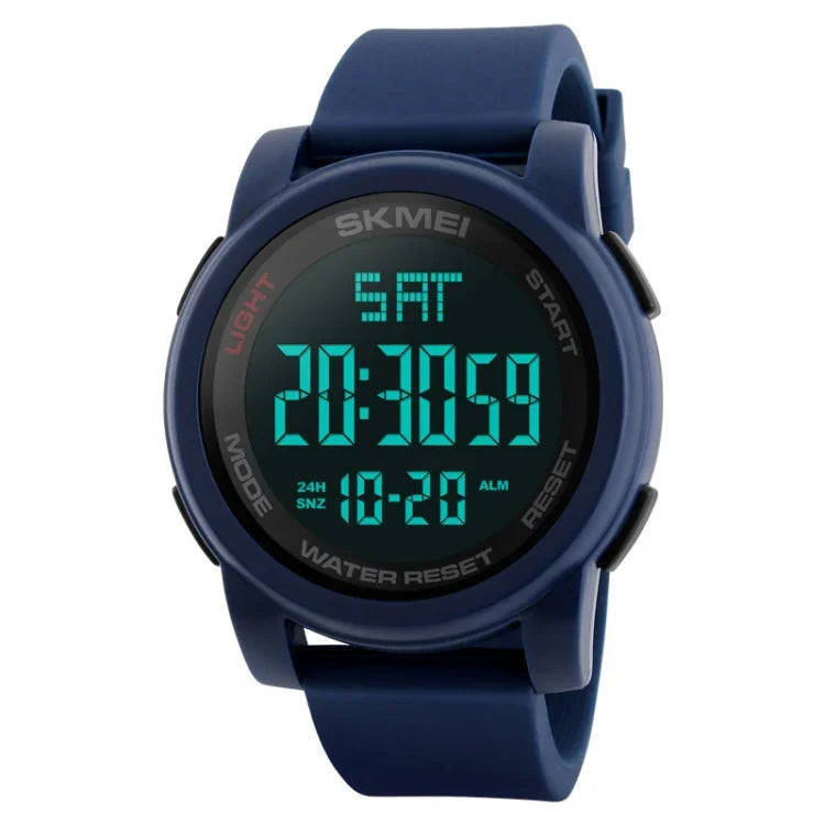SKMEI 1257 Men Fashionable Outdoor 50m Waterproof Digital Watch Sports Wrist Watch