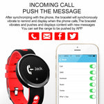 Q7 0.95 inch HD OLED Screen Display Bluetooth Smart Bracelet, IP68 Waterproof, Support Pedometer / Sedentary Reminder / Heart Rate Monitor / Sleep Monitor, Compatible with Android and iOS Phones