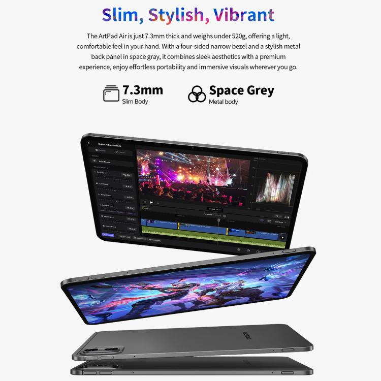 Teclast ArtPad Air Tablet PC, 8GB+128GB, 11 inch Android 15 MTK Helio G100 Octa Core, 4G Network Dual SIM, ArtPad Air