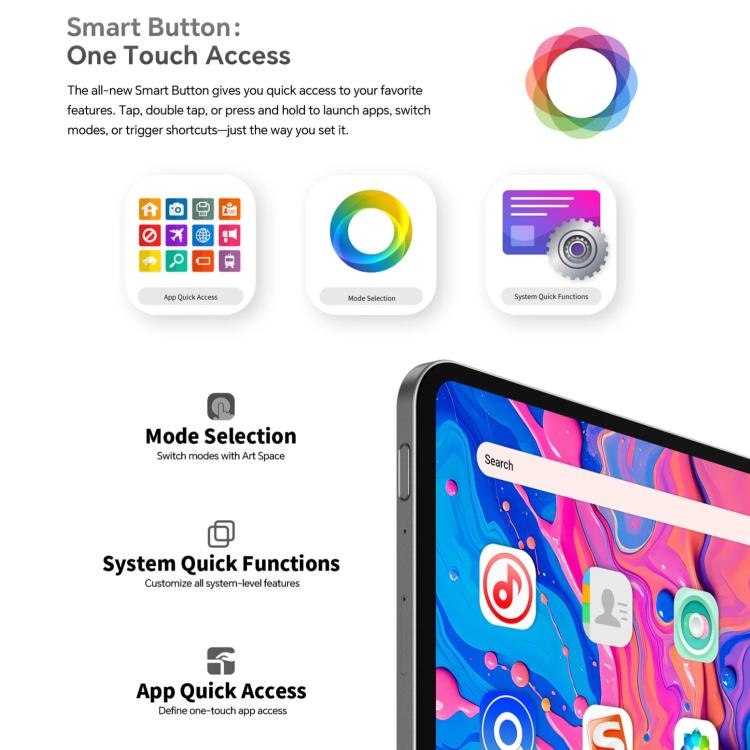 Teclast ArtPad Pro Tablet PC, 8GB+256GB, 12.7 inch Android 15 MTK Helio G99 Octa Core, 4G Network Dual SIM, ArtPad Pro