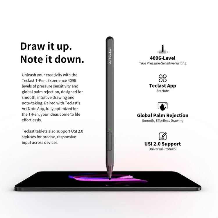 Teclast ArtPad Pro Tablet PC, 8GB+256GB, 12.7 inch Android 15 MTK Helio G99 Octa Core, 4G Network Dual SIM, ArtPad Pro