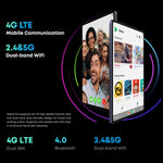 Without Keyboard, Android 11, Qualcomm Snapdragon 662 Octa Core up to 2.0GHz, Support Dual SIM & Bluetooth & WiFi & TF Card (Black+Blue), HiPad Pro 8GB+128GB