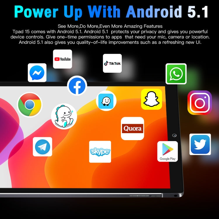 Android 5.1 MT6592 Quad Core, Support Dual SIM, WiFi, BT, GPS, P15 1GB+32GB