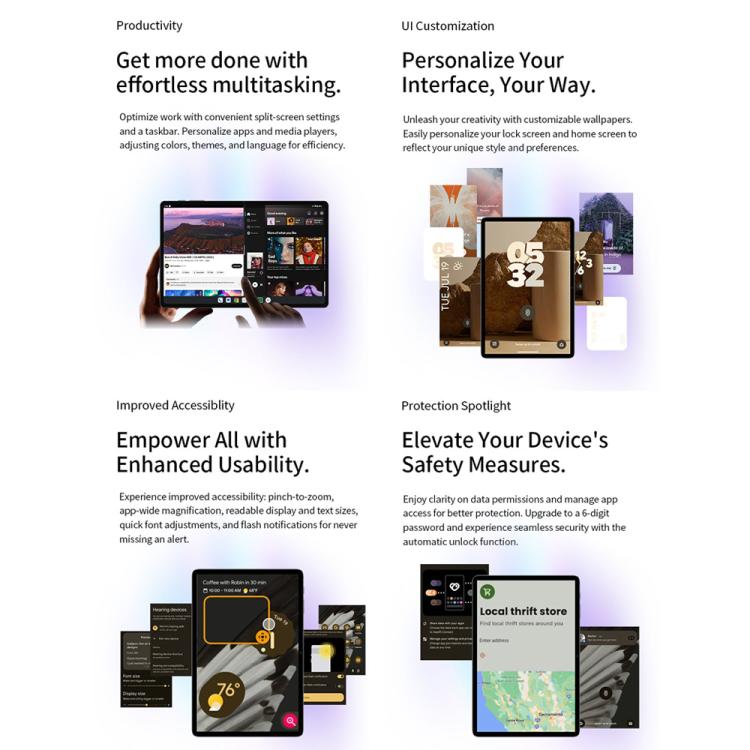 Teclast M50 Mini WiFi Tablet PC, 4GB+128GB, 8.7 inch Android 15 Unisoc T606 Octa Core, M50 Mini